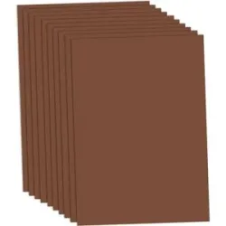 Tonzeichenpapier, braun, 50 x 70 cm, 10 Blatt