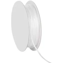 Satinkordel, weiß, 2 mm, 20 m