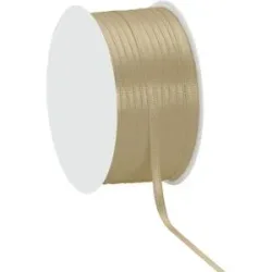 Satinband, taupe, 3 mm, 50 m