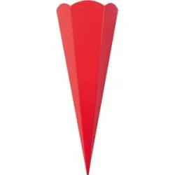 Papp-Schultüte, rot, 68 cm