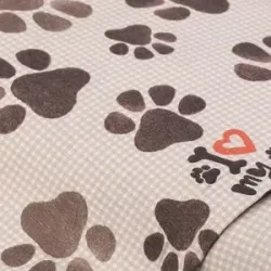 Dekostoff Pfoten/Hund 