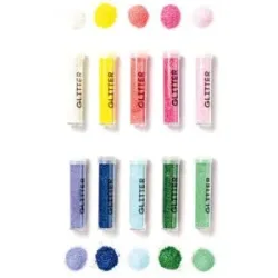 folia Glitter, bunt, 10x 7 g