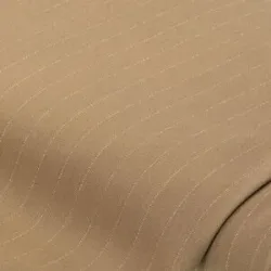 Nadelstreifenstoff, braun/gold