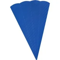 Wellpappe-Schultüte, blau, 68 cm