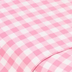 Buntgewebtes Vichykaro 1 x 1 cm, rosa/weiß