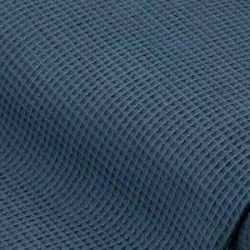 Waffelpiqué, jeansblau