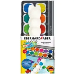 Deckfarbkasten, 12 Farben