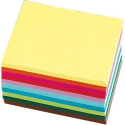 Faltblätter, bunt, 12 x 12 cm, 600 Blatt