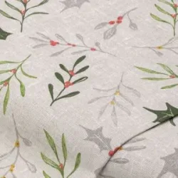 Dekostoff Ilex & Zweige 