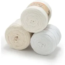 buttinette Textilgarn, weiß/creme, 750 g