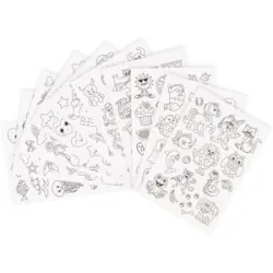Sticker zum Ausmalen, 160 Motive
