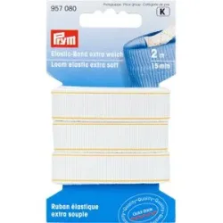 Prym Gold-Zack Gummiband, extra weich, Breite: 15 mm, Länge: 2 m
