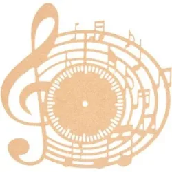 MDF-Uhr 