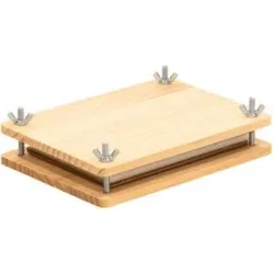 Blumenpresse aus Holz, 20,3 x 15 cm