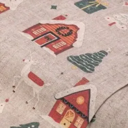 Dekostoff Vintage Weihnachten 