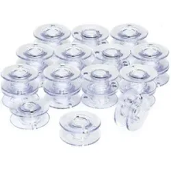 buttinette Nähmaschinenspulen für Horizontalgreifer, 21,2 mm Ø, Höhe: 9,2 mm