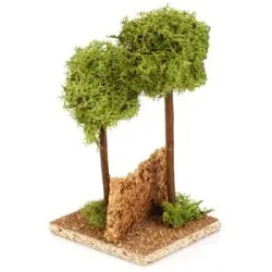 Baum-Gruppe mit 2 Bäumen, 10 x 10 x 17 cm