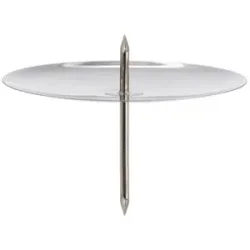 Kerzenhalter, silber, 6 cm Ø, 4 Stück