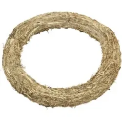 Strohkränze, 40 cm Ø, 2 Stück