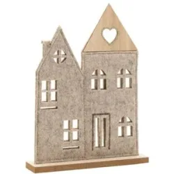 Deko-Haus zum Stellen aus Filz, 15 x 4 x 23 cm