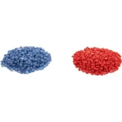Färbepastillen, blau/rot