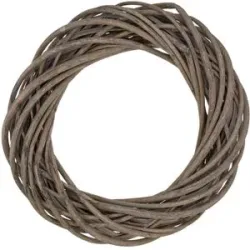 Weidenkranz, grau, 30 cm Ø