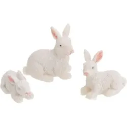 Hasen, 2,5 cm, 3-teilig