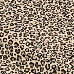 Baumwollstoff Leo-Print 