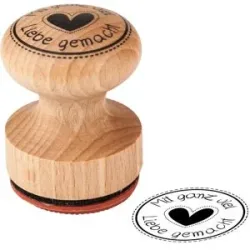 Holzstempel rund 