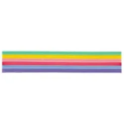 Verzierwachsstreifen, pastell, 20 cm, 18 Stück