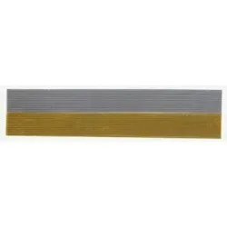 Verzierwachsstreifen, gold und silber, 20 cm, 36 Stück