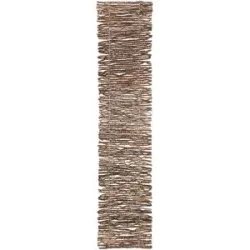Holz-Matte, braun, 90 x 20 cm