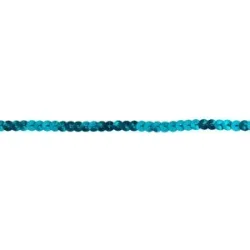 Paillettenband, türkis, Breite: 6 mm, Länge: 3 m