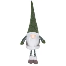Deko Wichtel aus Stoff, grün, 65 cm