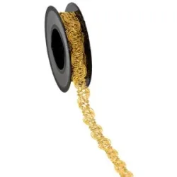 Posamentenborte Brokat, gold