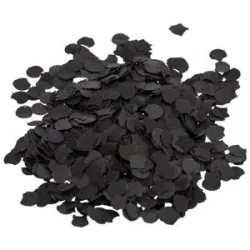Konfetti, schwarz