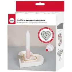 Silikon Gießform Kerzenständer 