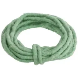 Wollkordel, mint, ca. 7 mm Ø, 5 m