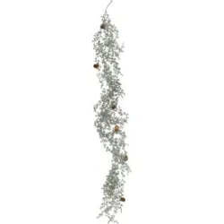 Frostlärchengirlande mit Zapfen, 150 cm