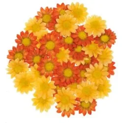 Streublüten, orange-gelb, 4 cm Ø, 40 Stück