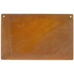 Rost-Schild zum Hängen aus Metall, 33 x 21 cm