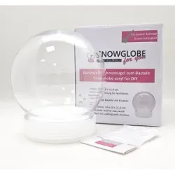 Bastel-Set Schneekugel, 9 cm