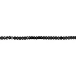 Paillettenband, schwarz, Breite: 6 mm, Länge: 3 m