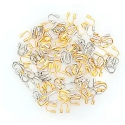 Drahtschutz, gold und silber, 100 Stück