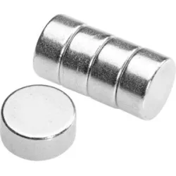 Extra starke Magnete, 6 mm Ø, 10 Stück
