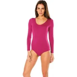 Langarmbody für Erwachsene, pink