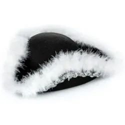 Kinder-Funken-Dreispitz, schwarz