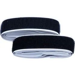 buttinette Klettverschlussband, selbstklebend, schwarz, Breite: 2 cm, Inhalt: je 1 m