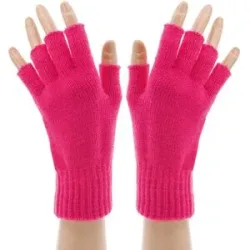 Strick-Handschuhe, pink