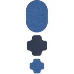 Prym Rub-on Patch STRETCHDESIGN, Farbe: Jeans, Inhalt: 3 Stück
